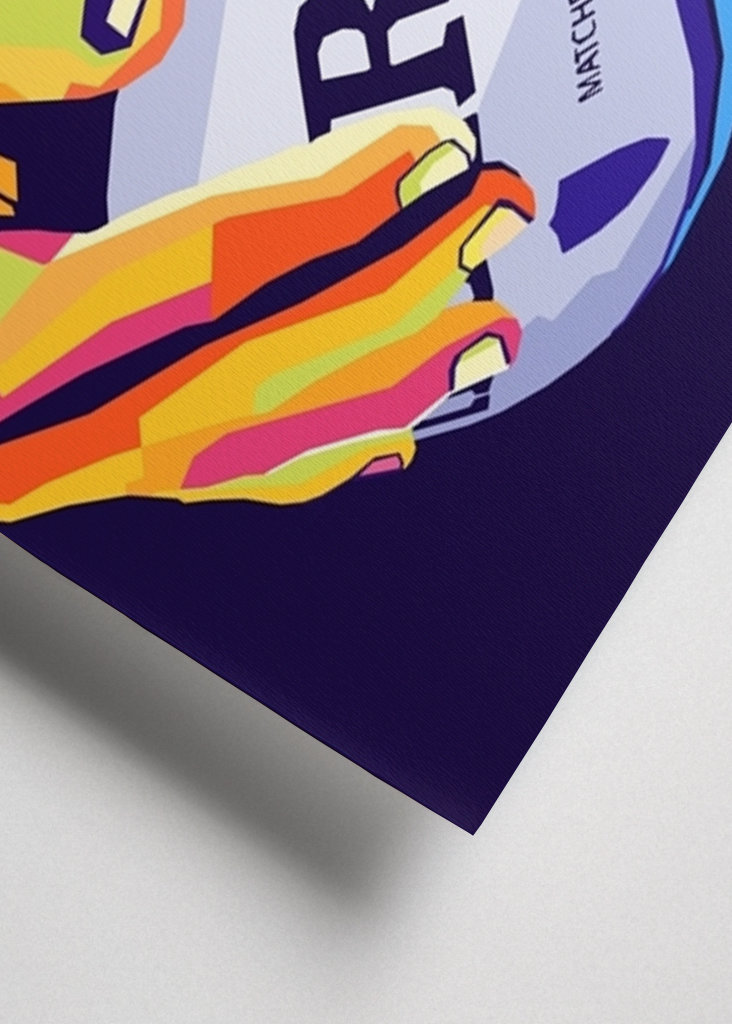 Pallone da rugby Pop Art