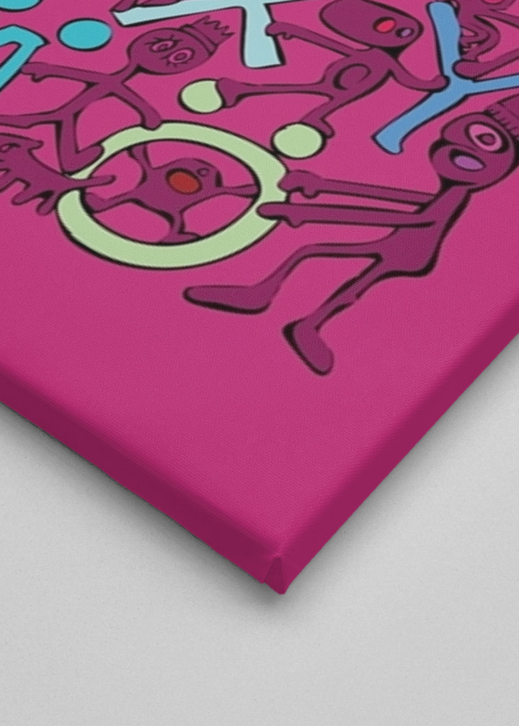 Alphabet with Cherry people