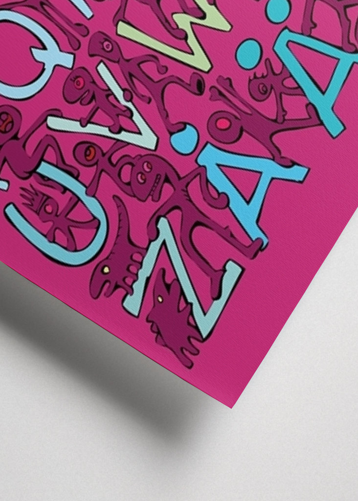 Alphabet with Cherry people