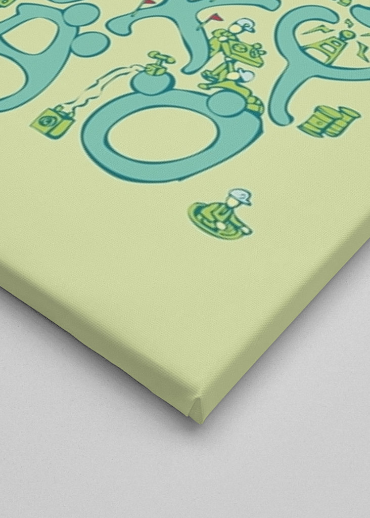 Alphabet Lemon green