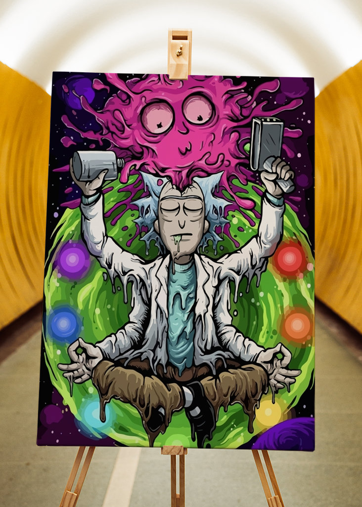 Rick Sanchez meditiert