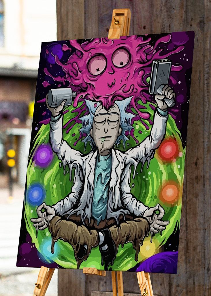 Rick Sanchez meditiert