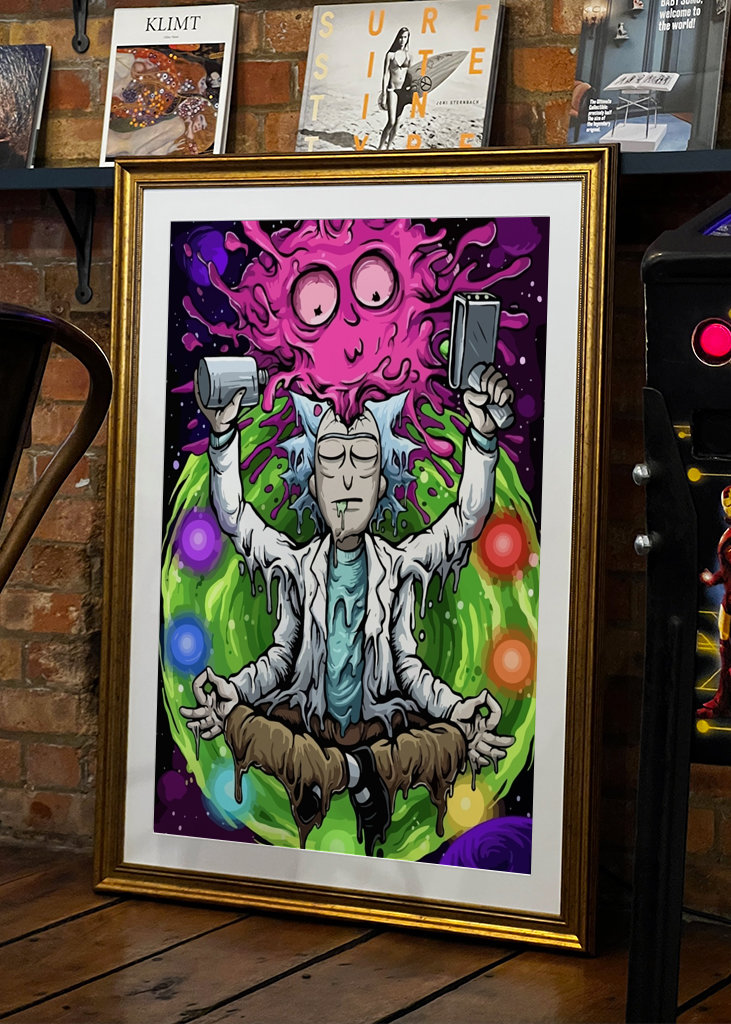 Rick Sanchez meditiert