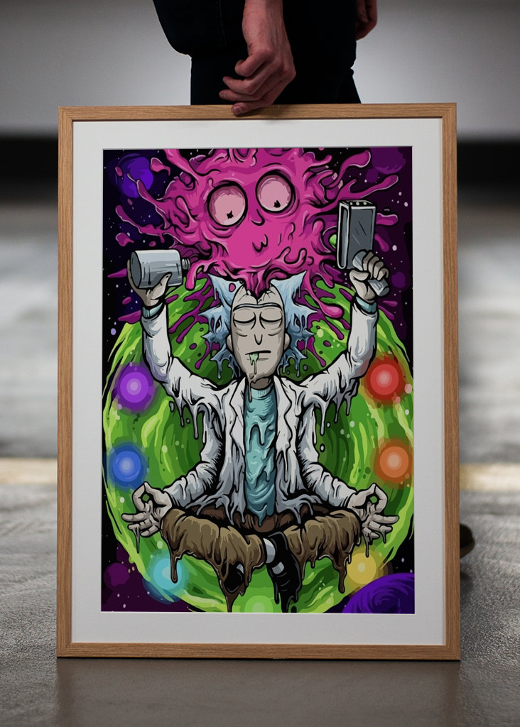 Rick Sanchez meditiert