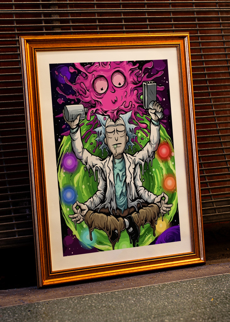 Rick Sanchez meditiert