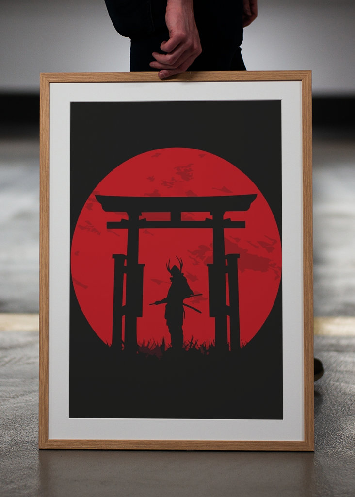 Samurái en la Puerta de Japón