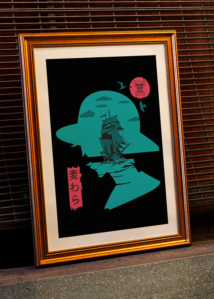 Silhouette Affe D Ruffy