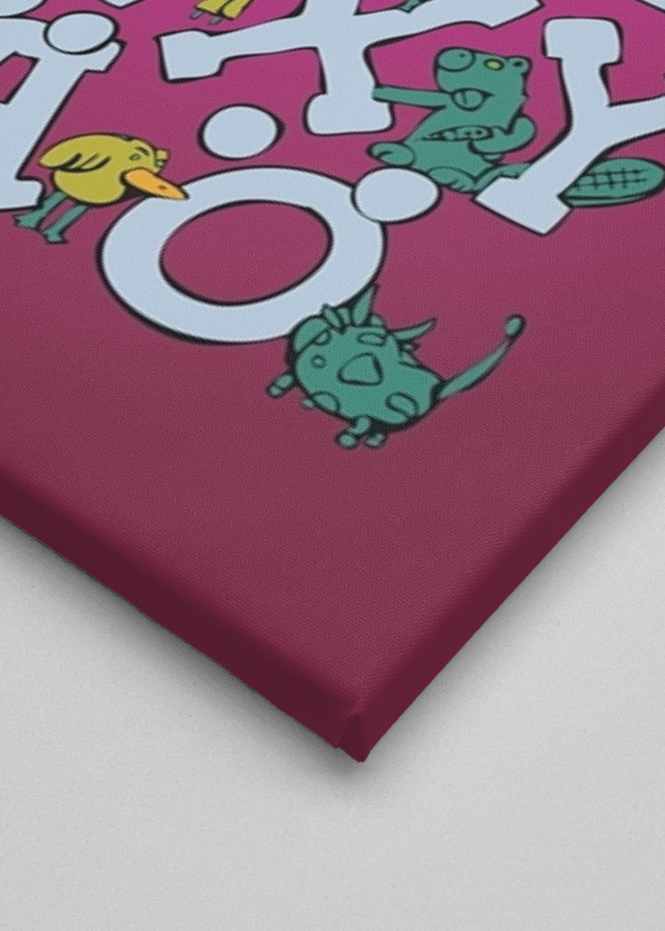 Alphabet Green cows & red