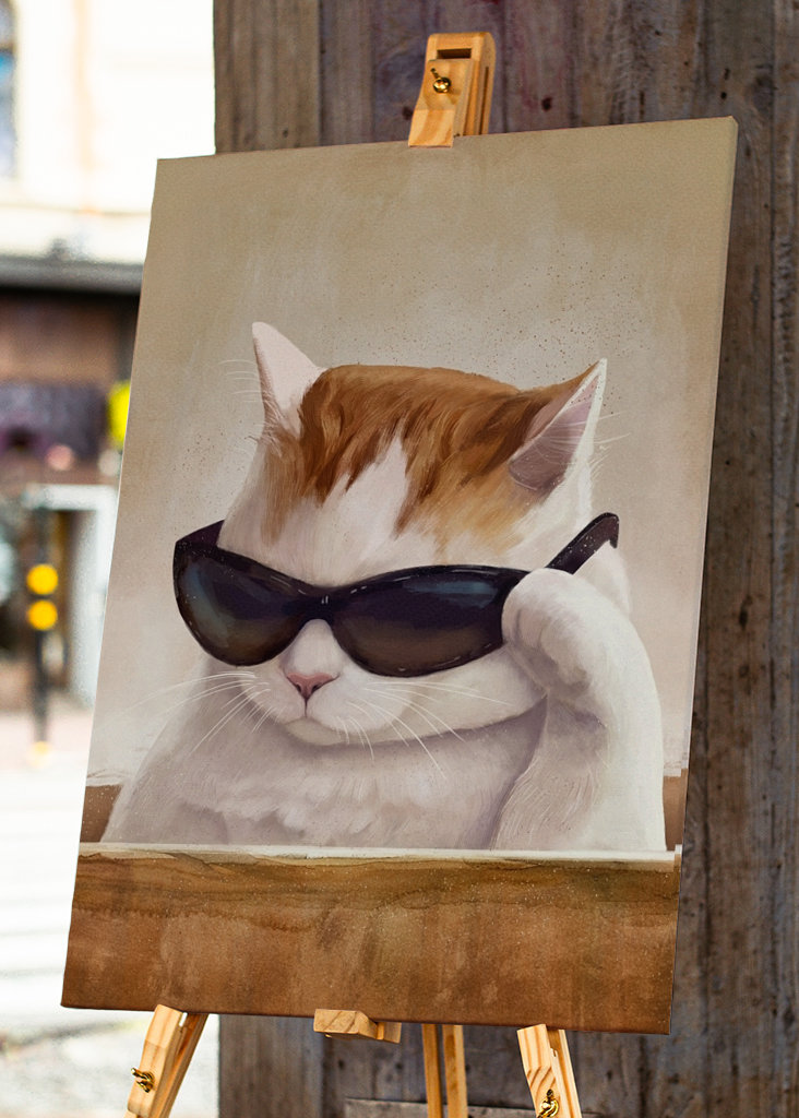 Cat With Glasses - Meme