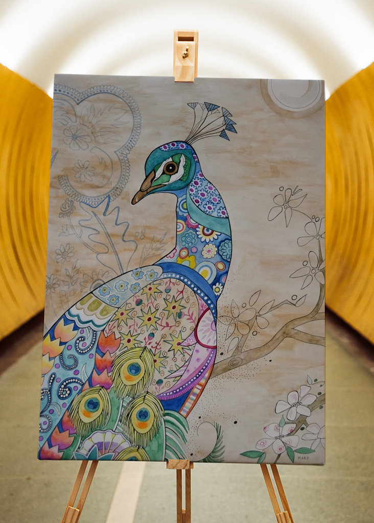 Den stolte påfuglen