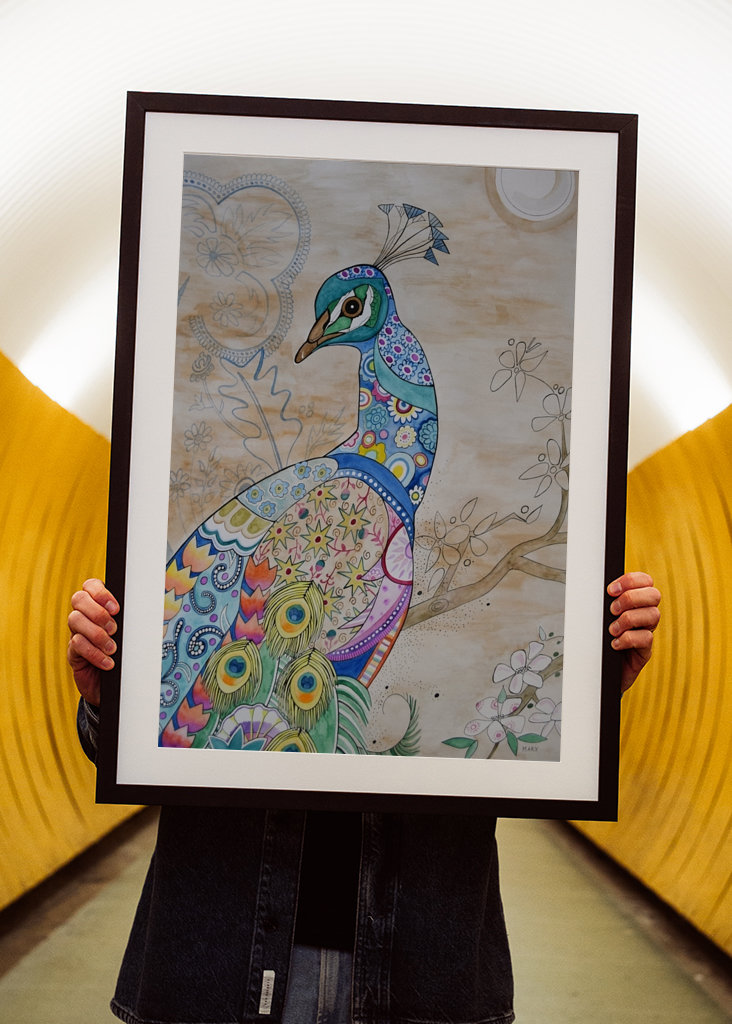 Den stolte påfuglen