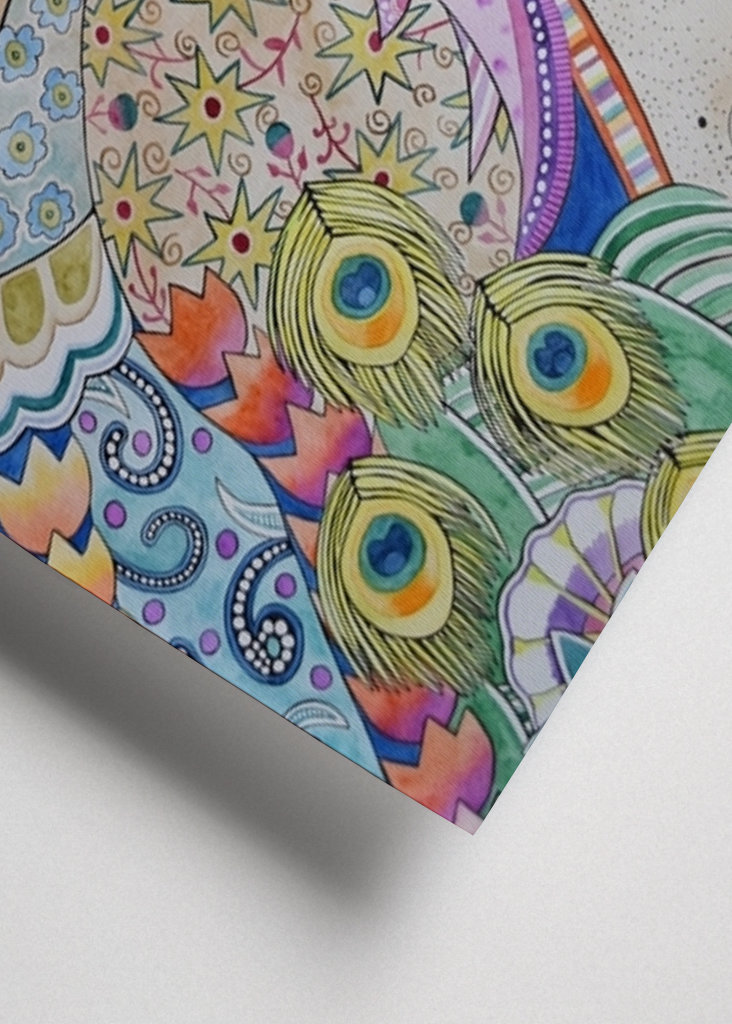 Den stolte påfuglen