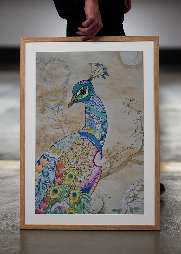 Den stolte påfuglen