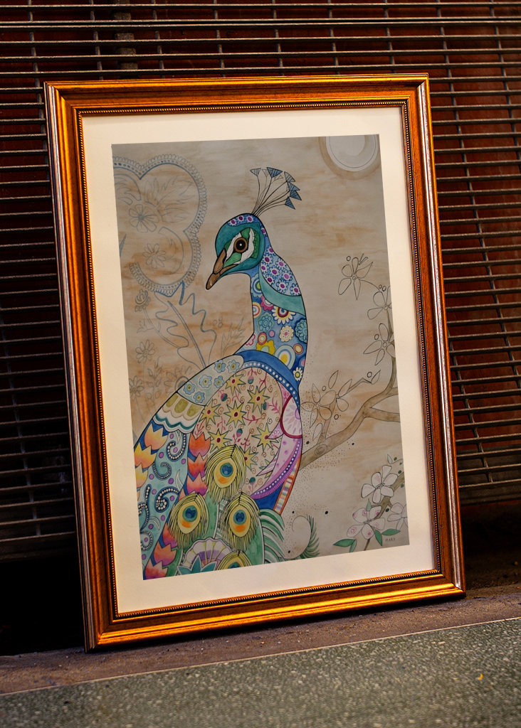 Den stolte påfuglen