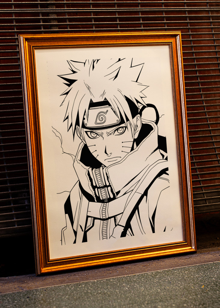 Uzumaki Naruto Manga art