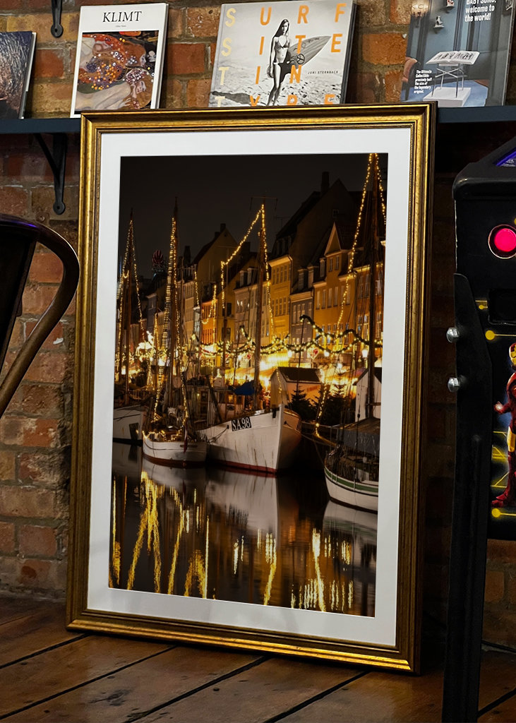  Christmas lights in Nyhavn