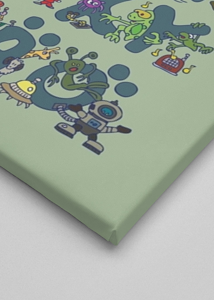 Alphabet - Ungewöhnlicher grüner Tag