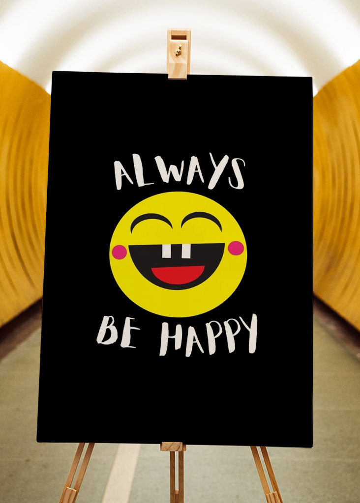 Sei immer glücklich 