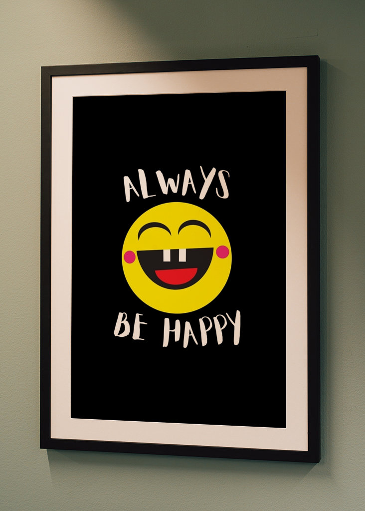 Sei immer glücklich 