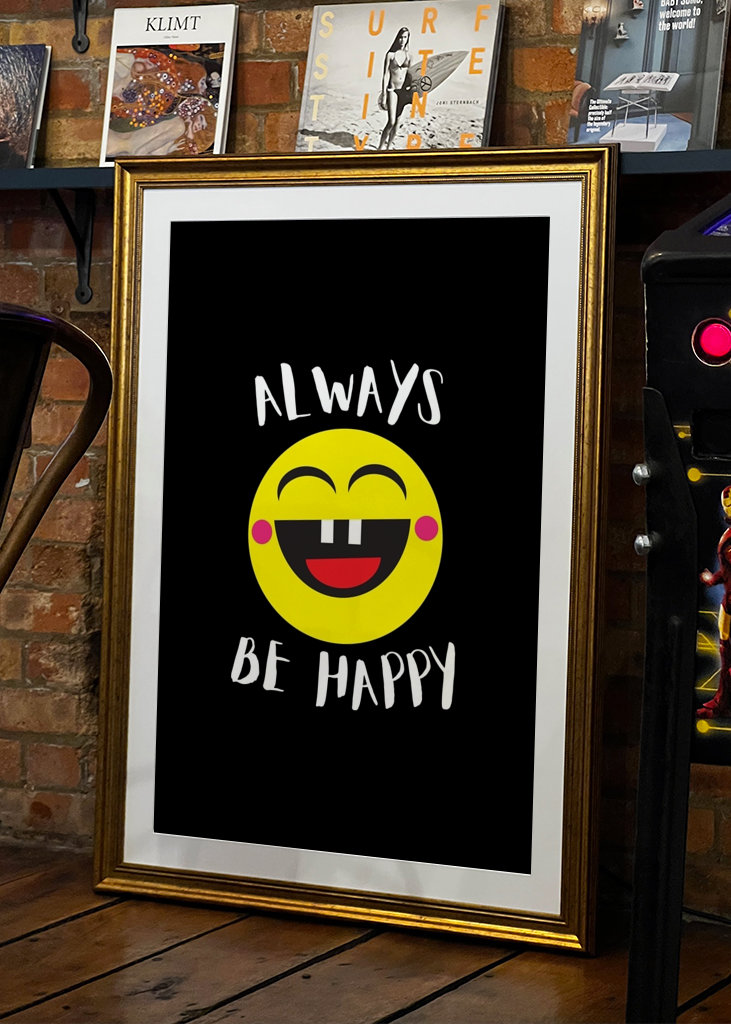 Sei immer glücklich 