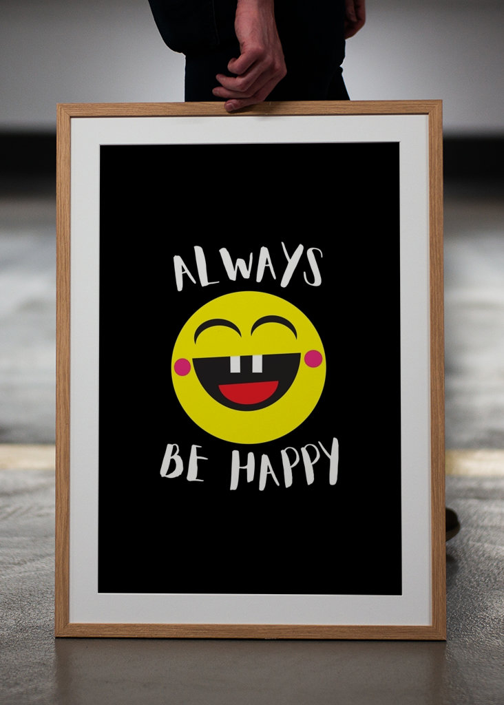 Sei immer glücklich 