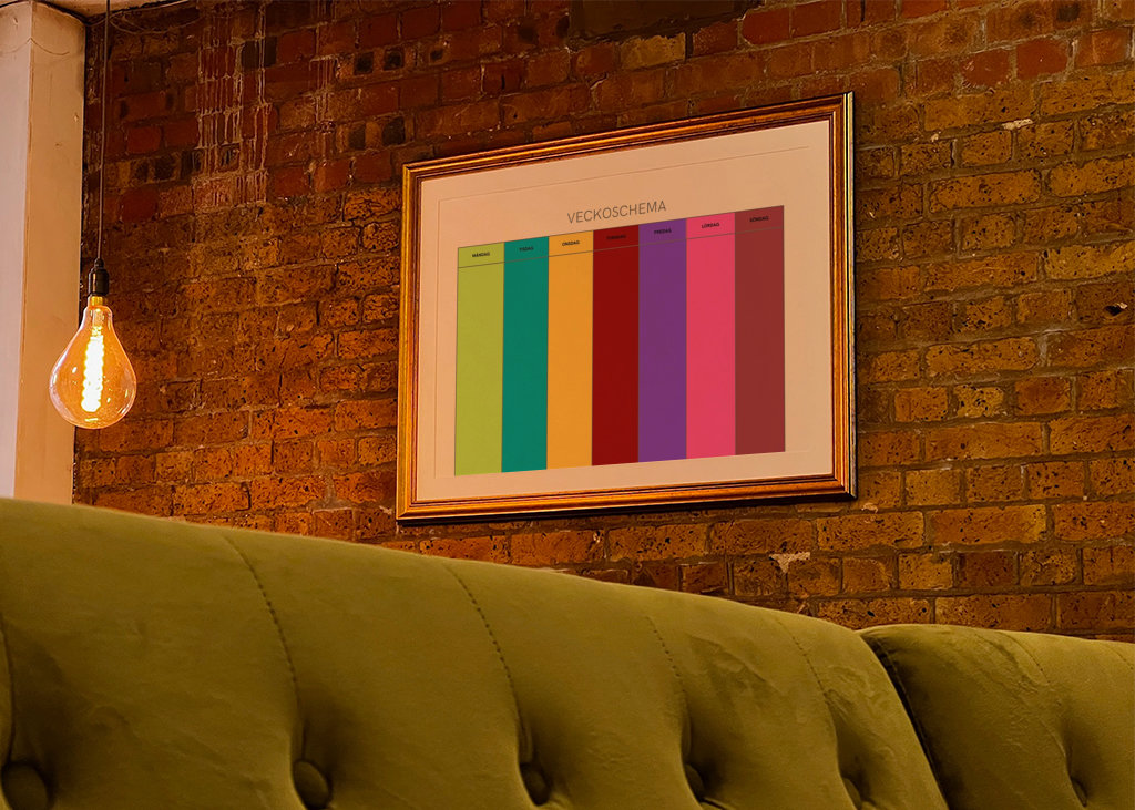 Veckoschema för bildstöd 