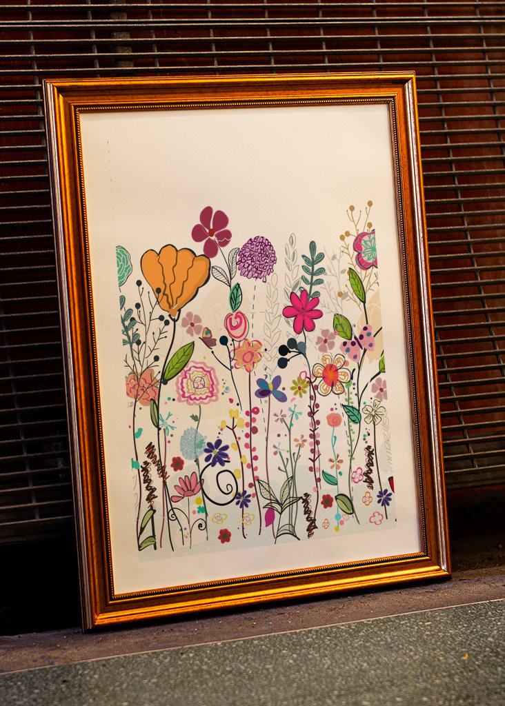 Colorful wildflowers 