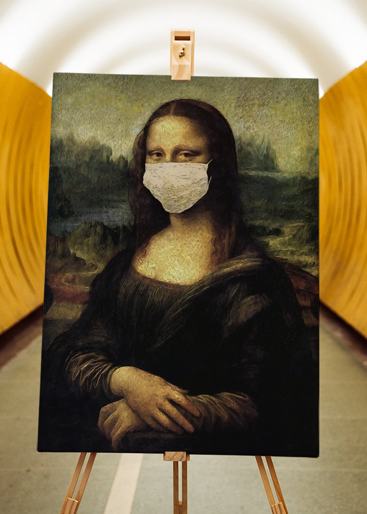 Maske Mona Lisa