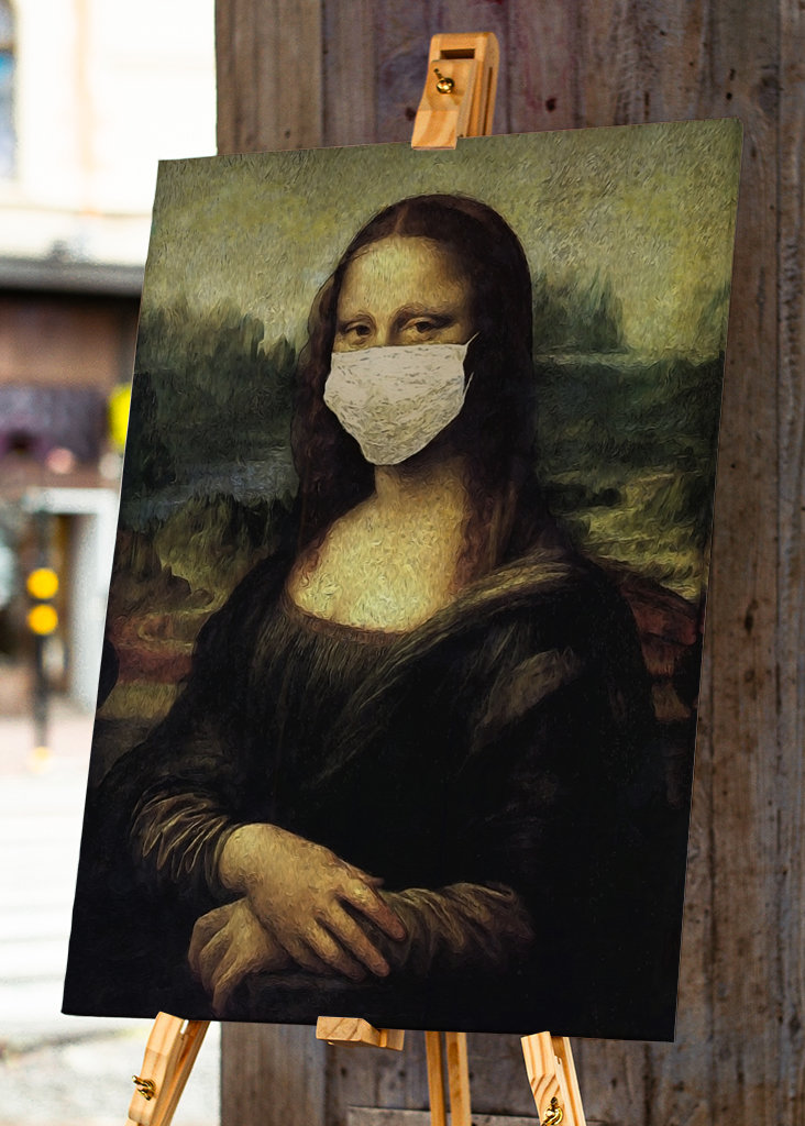 Maske Mona Lisa
