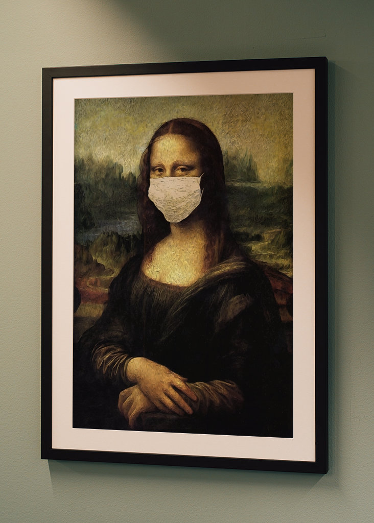 Maske Mona Lisa