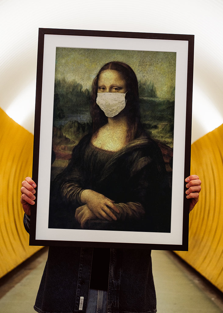 Maske Mona Lisa