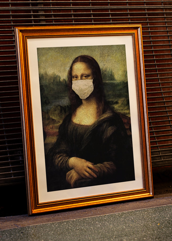 Maske Mona Lisa