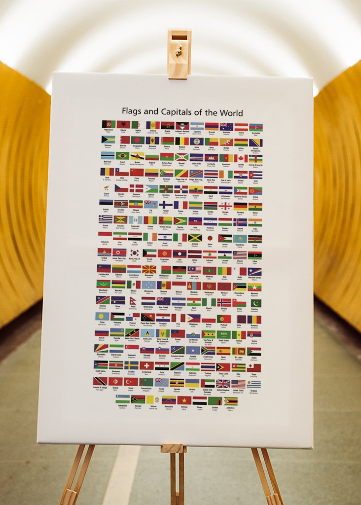 Vlajky a hlavní města světa