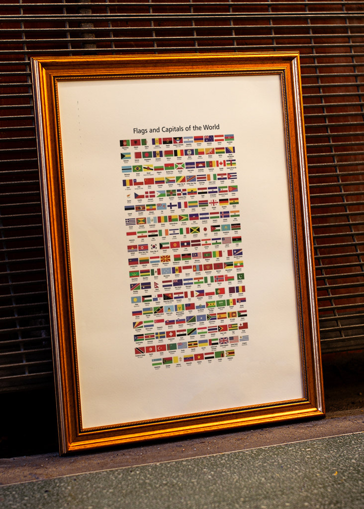 Vlajky a hlavní města světa