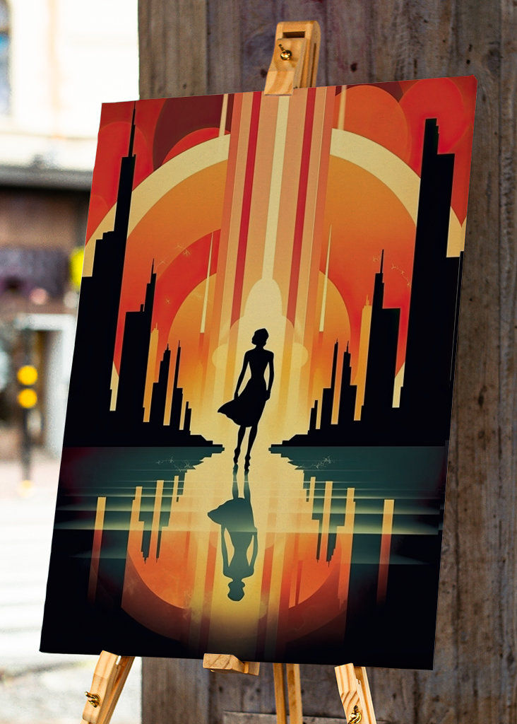 Art Deco Poster Art Print