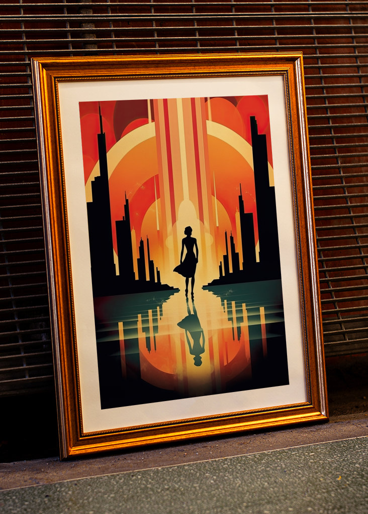 Art Deco Poster Art Print
