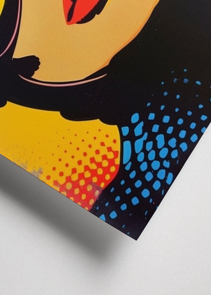 Batwoman Comic Popart Portrait