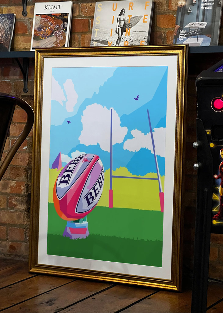 Rugby Sport Pop Art