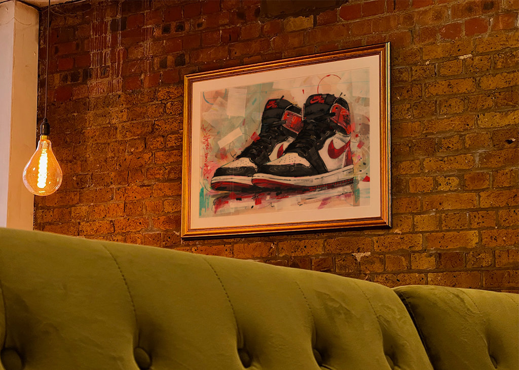 Nike Jordan1 Retro Track rot