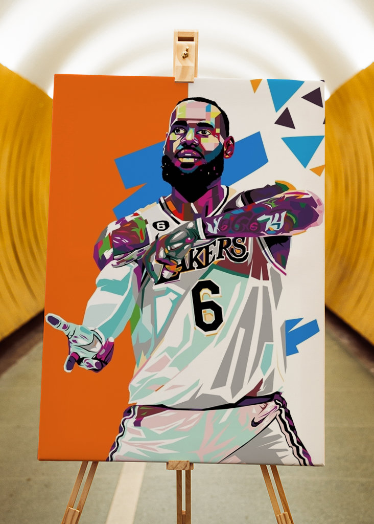 Lebron James Pop Art