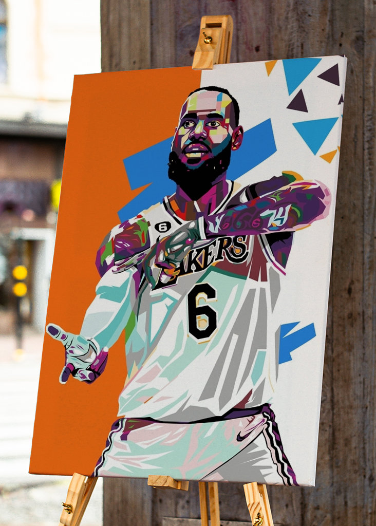 Lebron James Pop Art