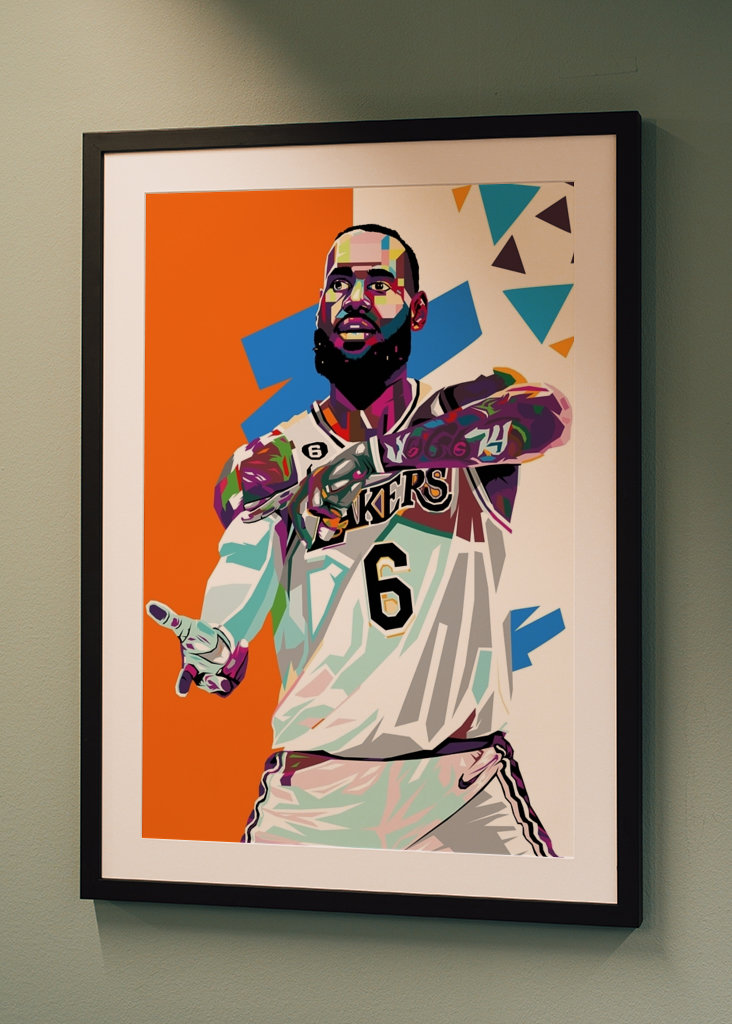 Lebron James Pop Art