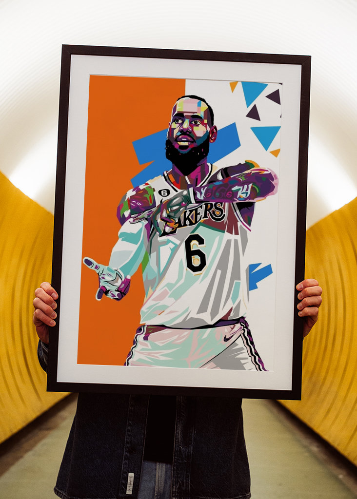 Lebron James Pop Art