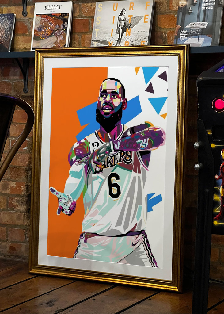 Lebron James Pop Art