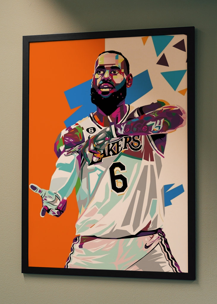 Lebron James Pop Art