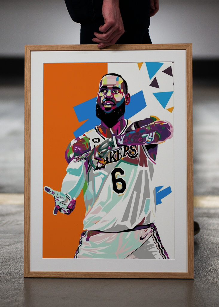 Lebron James Pop Art