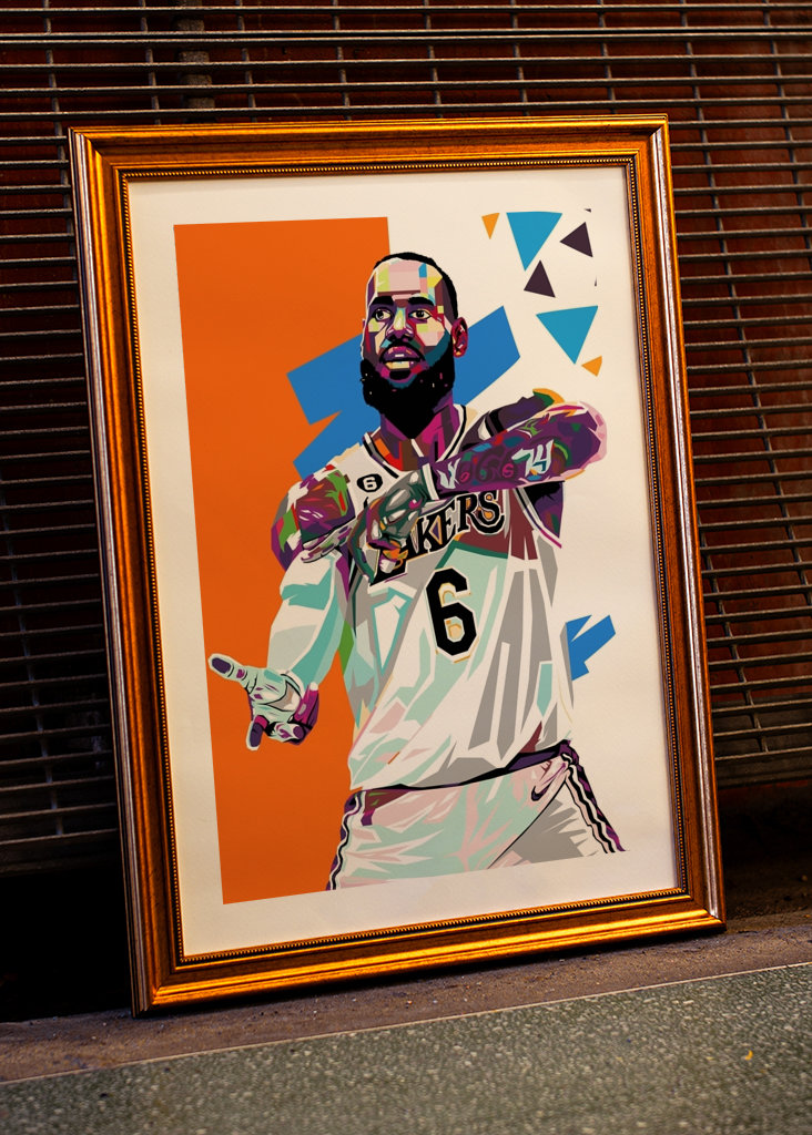 Lebron James Pop Art
