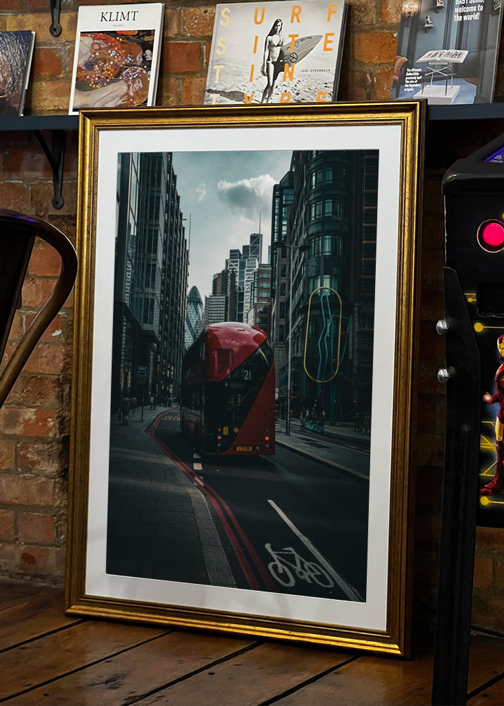 Doppeldeckerbus durch London