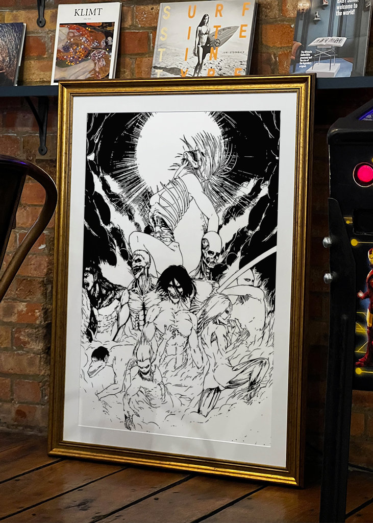 Attack on titan manga art