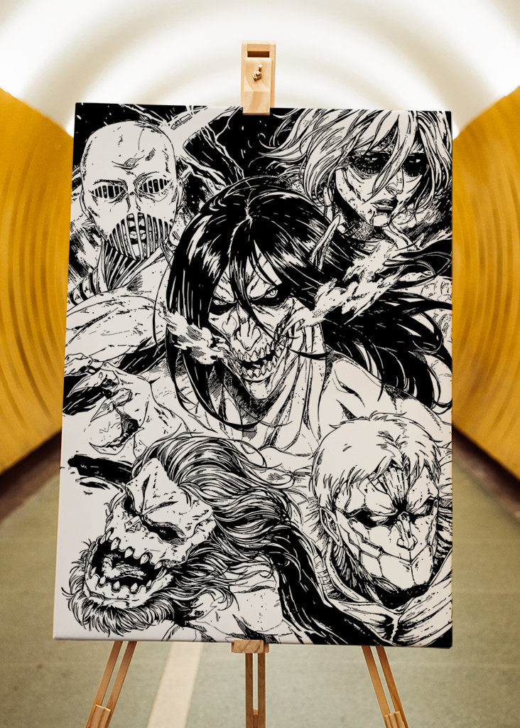 Attack on titan manga art